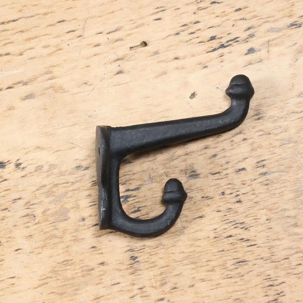 Cast iron hook  Old Quebec hardware