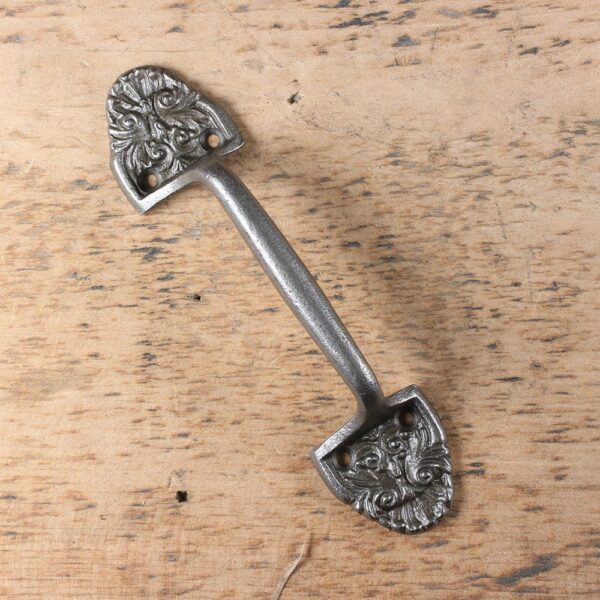 Ancienne Poignée De Porte à Levier Japonaise Avec Motif Féminin - Modèle Rare JA-08 - Occasion Fonctionnelle