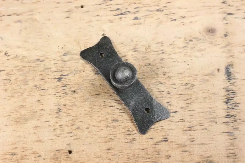 Wrought Iron Knob with Backplate