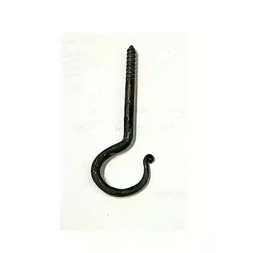 Spiral Hook And Eye Latch, Hand Forged
