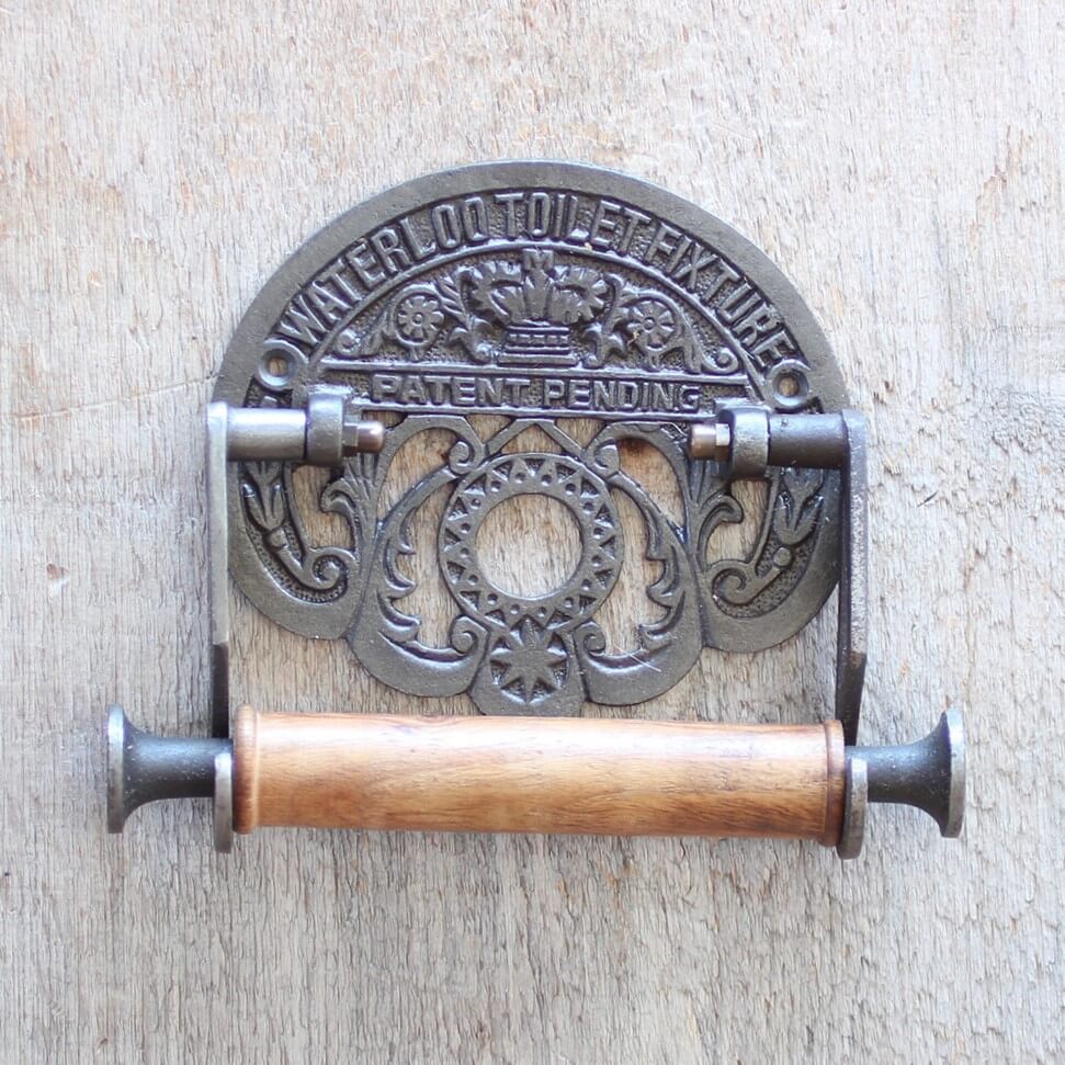 Waterloo Vintage Tp Holder Old Quebec Hardware