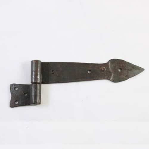 Wrought Iron 5.25 inch Arrow End Left Side Hinge